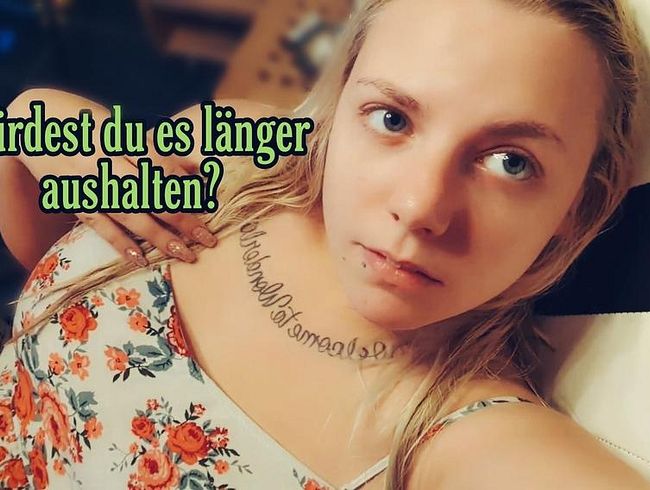 WÜRDEST DU ES LÄNGER AUSHALTEN? cream**e auf dem gaming Stuhl